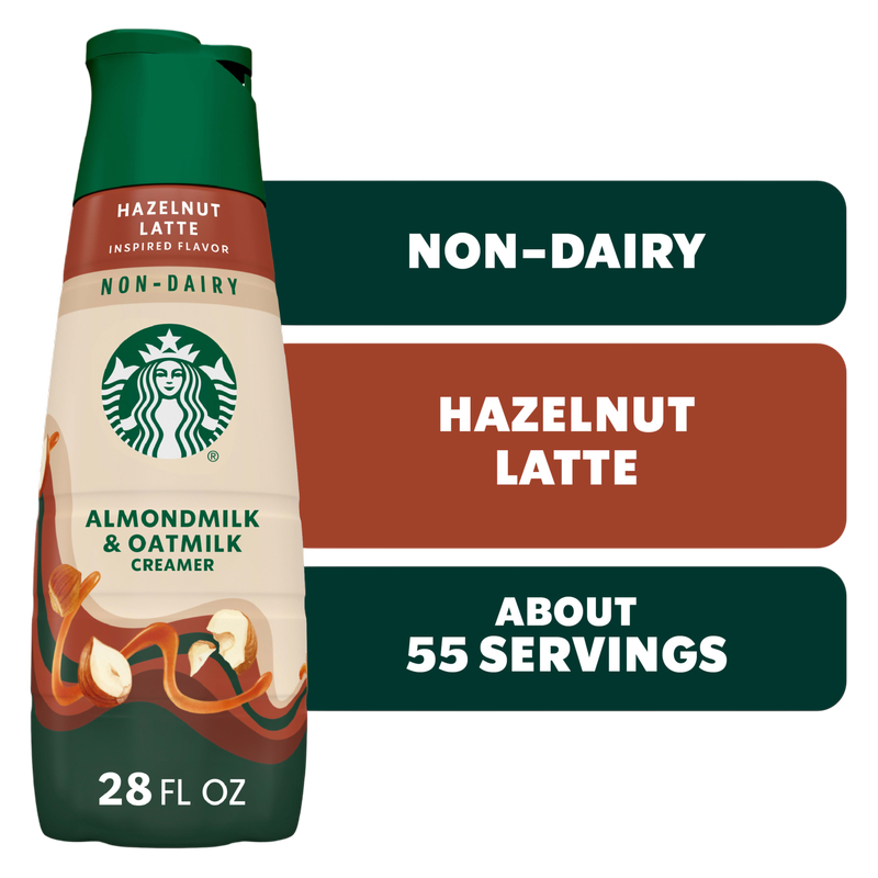 Starbucks Hazelnut Oat Milk Creamer 28oz Btl