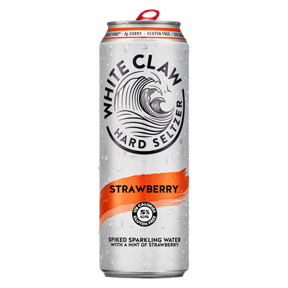 White Claw Strawberry Single 19.2oz Can 5% ABV