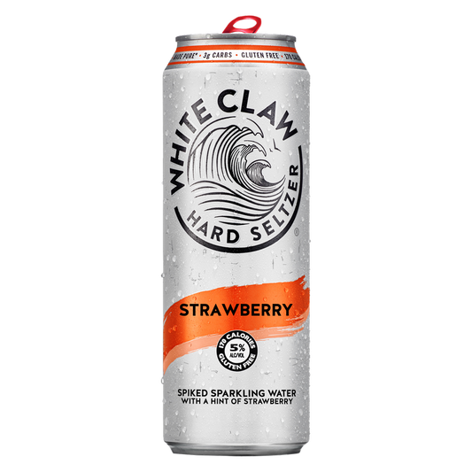 White Claw Strawberry Single 19.2oz Can 5% ABV