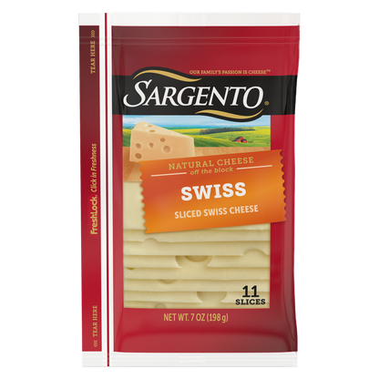 Sargento Sliced Swiss Natural Cheese - 11 slices