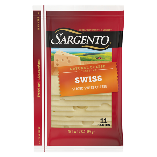 Sargento Sliced Swiss Natural Cheese - 11 slices