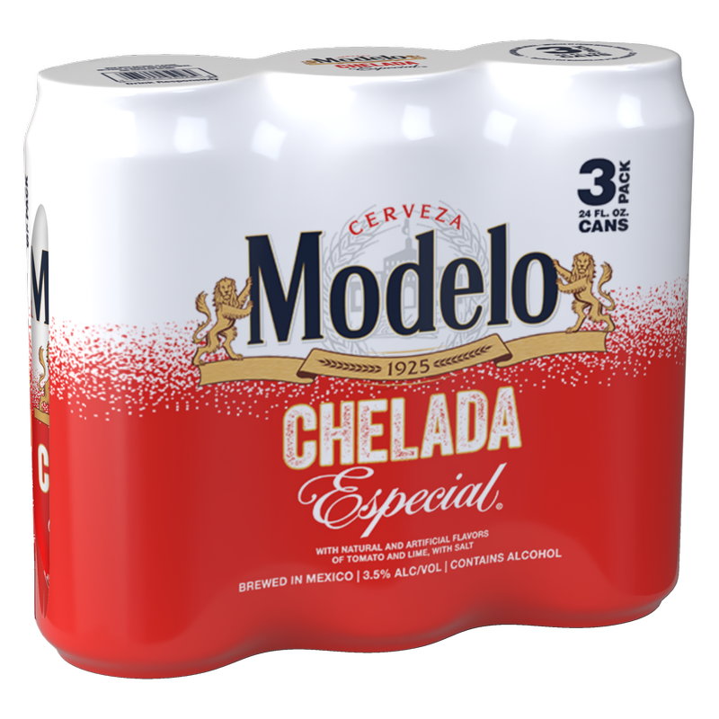 Modelo Chelada Especial 3pk 24oz Can 3.5% ABV