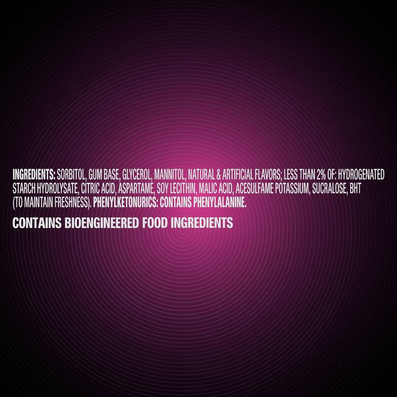 5 GUM Evolution Sour to Sweet Berry Sugar Free Chewing Gum, 15-Stick Pack