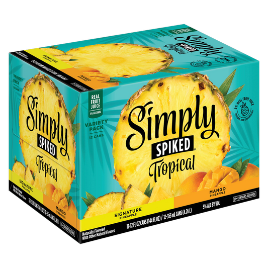 Simply Spiked Tropical Variety Pack 12pk 12oz Can