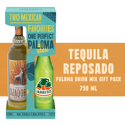 Cazadores Reposado Tequila Gift Set 750ml (80 Proof)