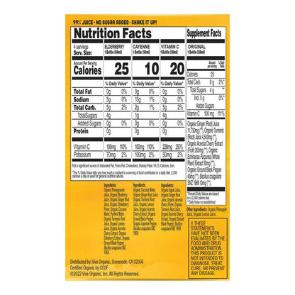 Vive Organic Immunity Boost Mix Pack 4pk 2oz Btl