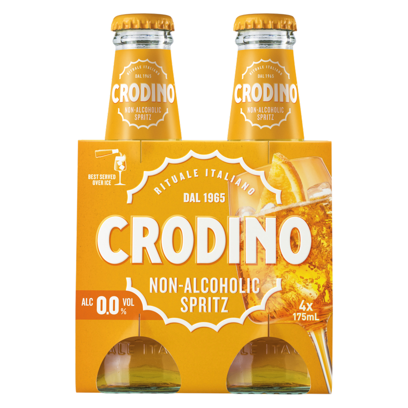 Crodino Non-Alcoholic Spritz 4pk 175ml Bottle