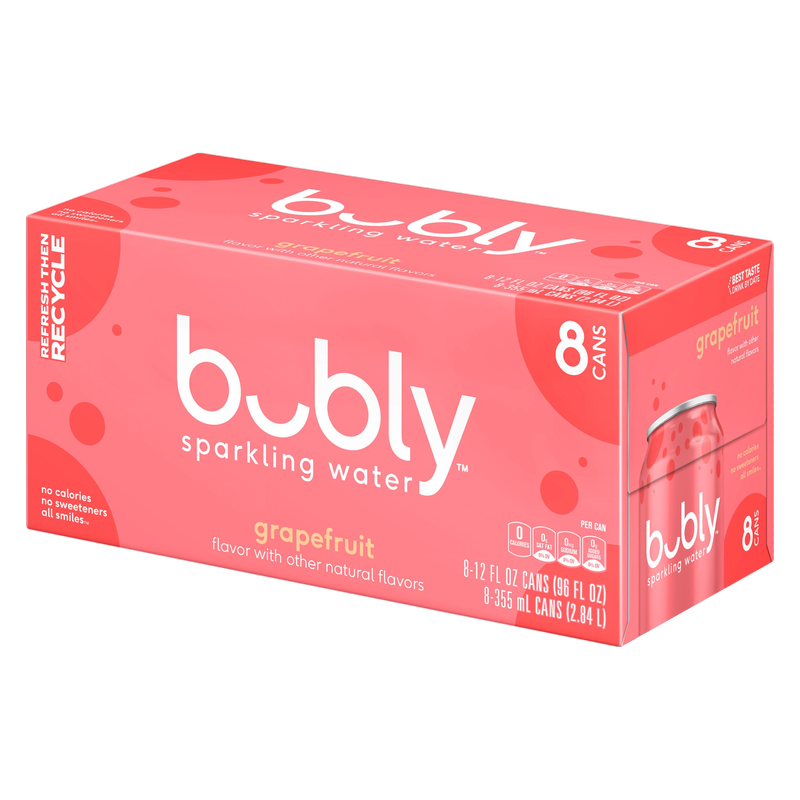 Bubly Grapefruit 8pk 12oz Can