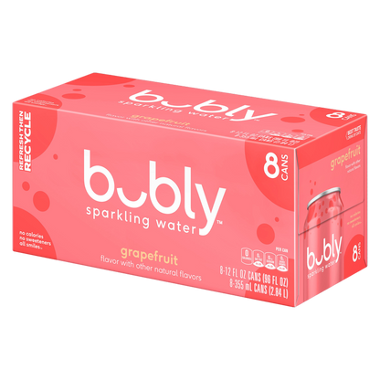 Bubly Grapefruit 8pk 12oz Can