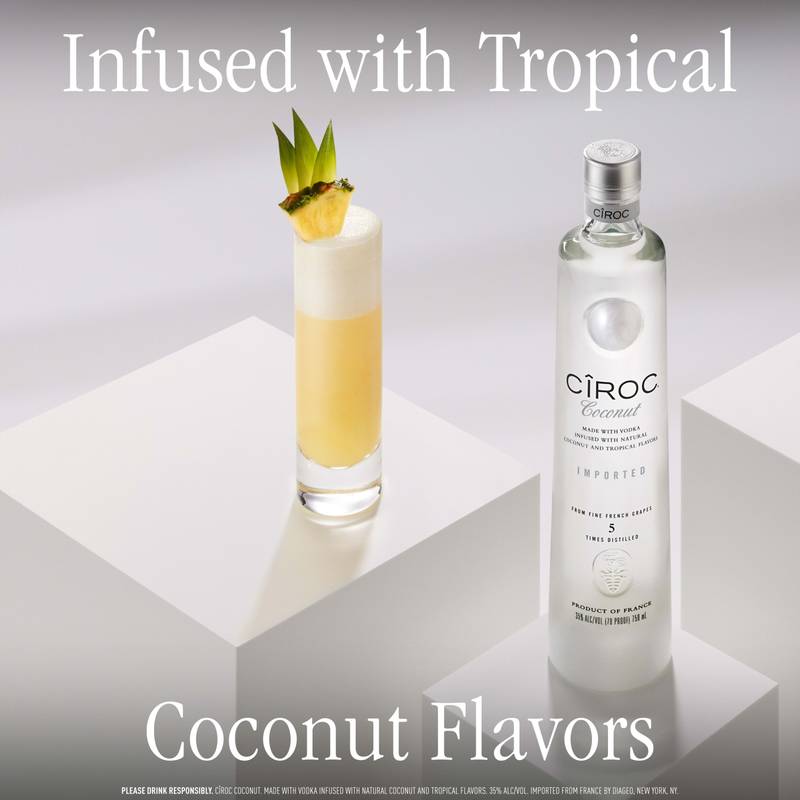 Ciroc Coconut Vodka 750ml (70 Proof)