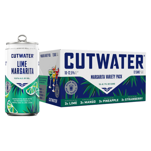 Cutwater Margarita Variety 12pk 200ml Can 10-12% ABV