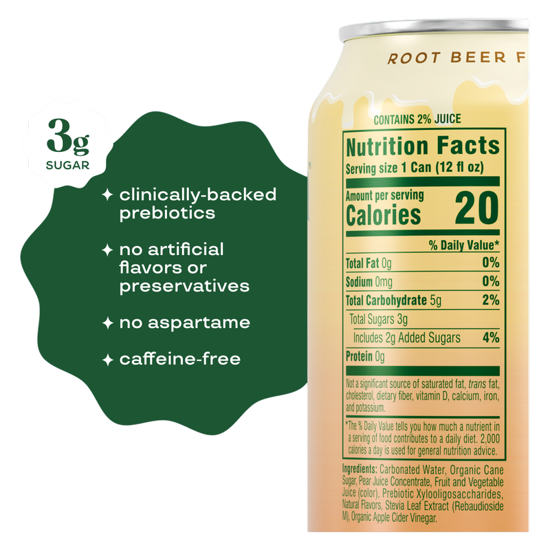 Bloom Pop Root Beer Float 12oz Can