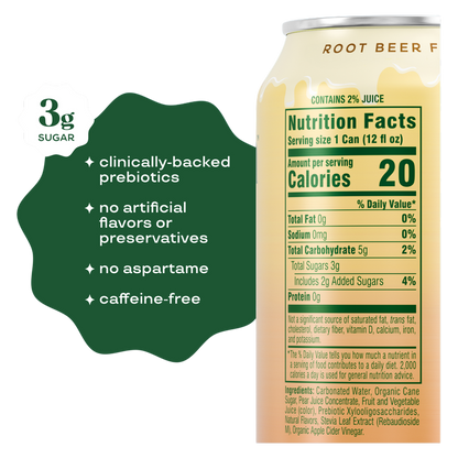 Bloom Pop Root Beer Float 12oz Can