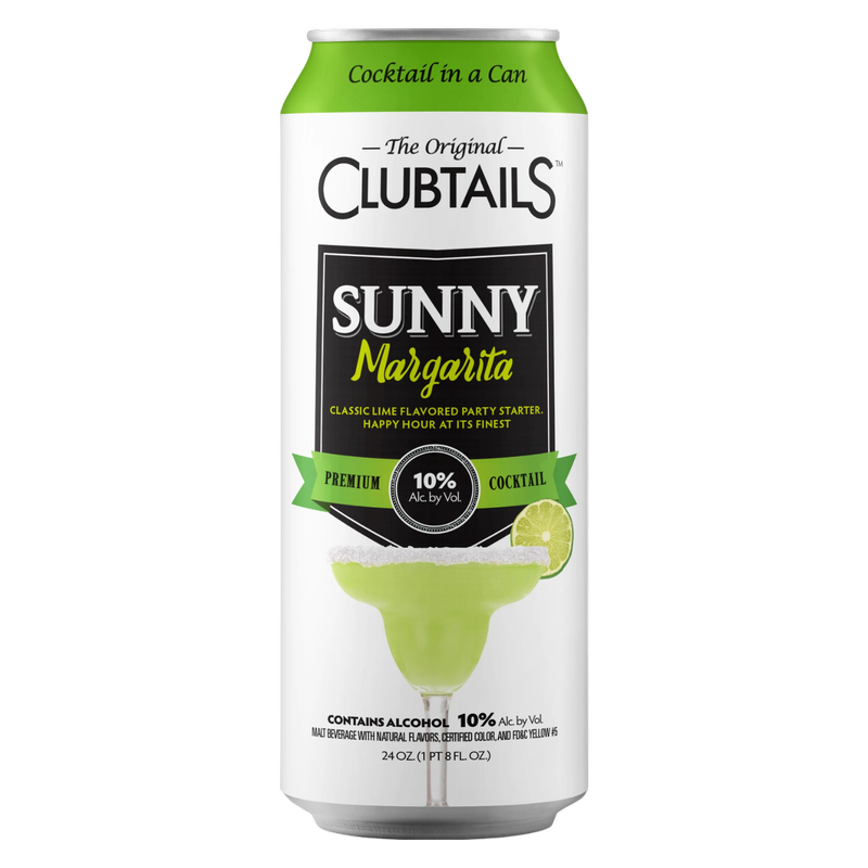 Clubtails Sunny Margarita 24oz Can 10% ABV