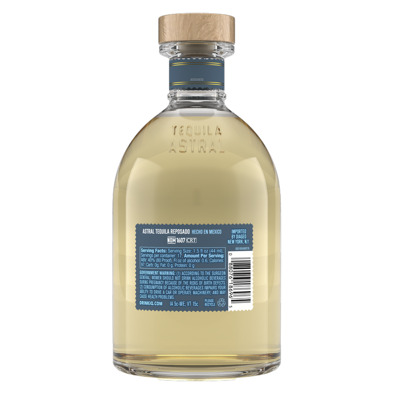 Astral Anejo Tequila 750ml (80 proof)