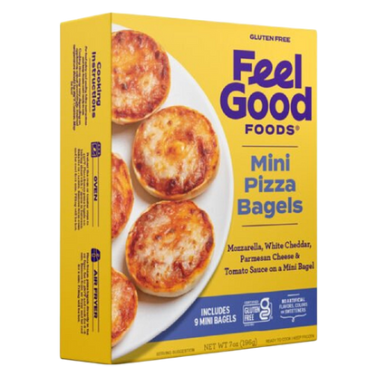 Feel Good Foods Gluten Free Mini Pizza Bagels, 7oz