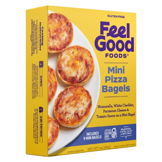 Feel Good Foods Gluten Free Mini Pizza Bagels, 7oz