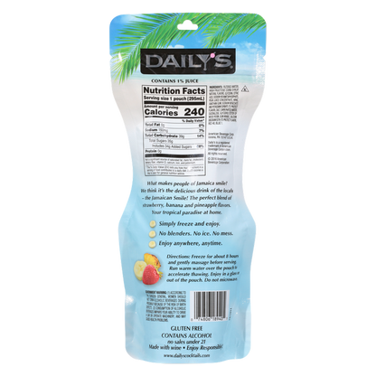 Dailys Jamaican Smile Rtd 10oz Pouch