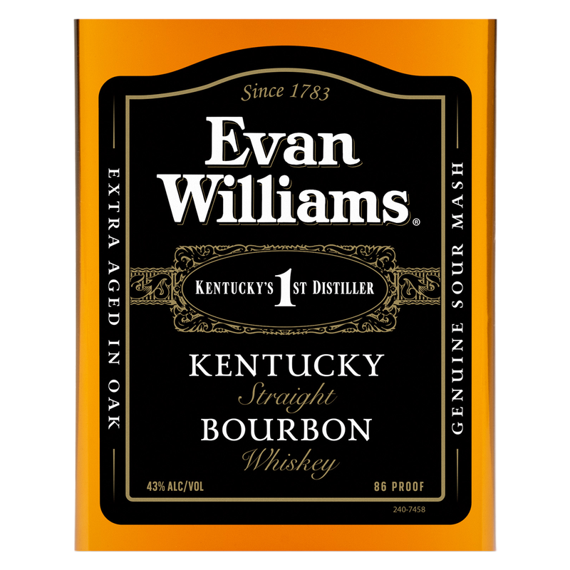 Evan Williams Bourbon Plastic 750ml (86 Proof)