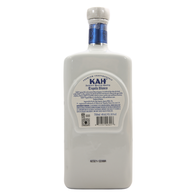 Kah Ceramic Blanco Tequila 750ml