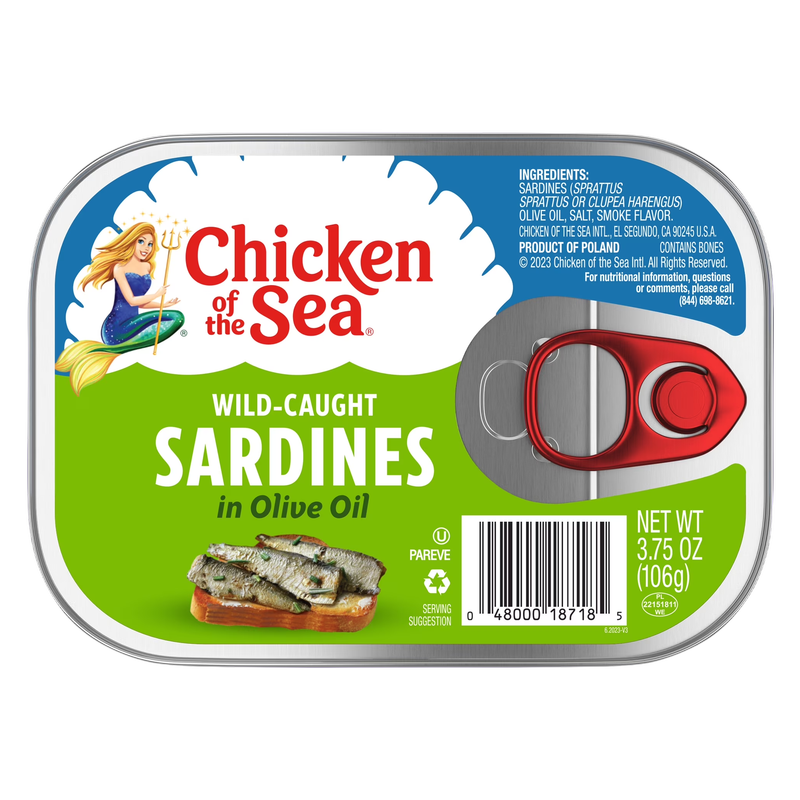 Chicken of the Sea Sardines in Olive Oil 3.75oz