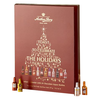 Anthon Berg Chocolate Liquor Bottles Advent Calendar  (13.2 OZ)
