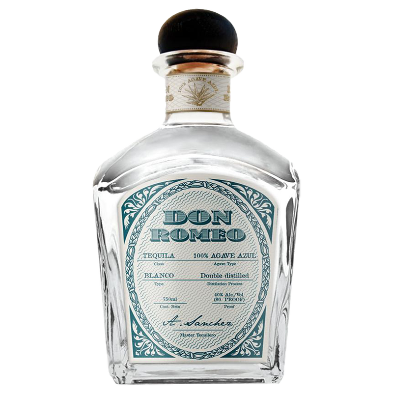 Don Romeo Blanco Tequila 750ml (80 Proof)