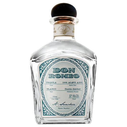 Don Romeo Blanco Tequila 750ml (80 Proof)