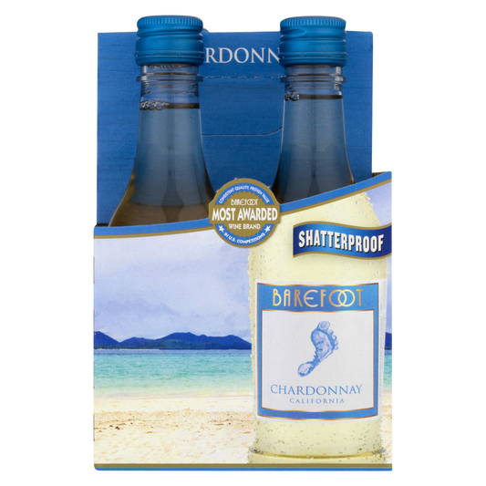 Barefoot Chardonnay 4pk 187ml