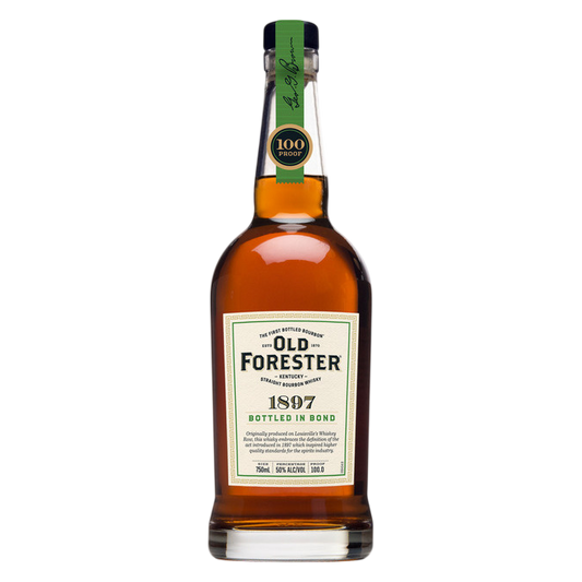Old Forester Whiskey Row Series: 1897 Bottled in Bond Kentucky Straight Bourbon Whisky, 750 mL Bottle, 100 Proof