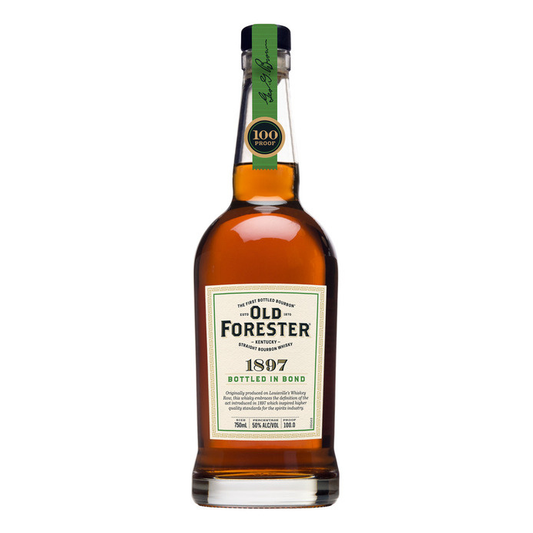 Old Forester Whiskey Row Series: 1897 Bottled in Bond Kentucky Straight Bourbon Whisky, 750 mL Bottle, 100 Proof