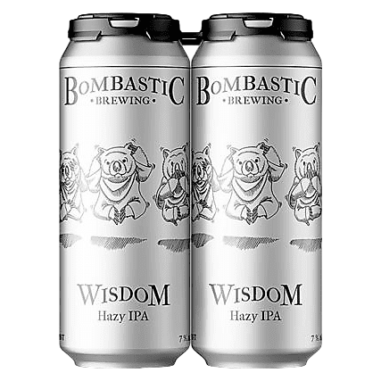 Bombastic Brewing Wisdom Hazy IPA 4pk 16oz Can