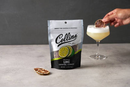 Collins Dehydrated Lime Cocktail Garnish