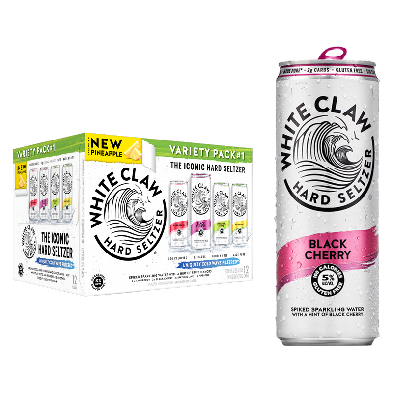 White Claw Seltzer Variety #1 12pk 12oz Can 5.0% ABV