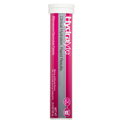 Hydralyte Berry Effervescent Electrolyte Tablets 20ct