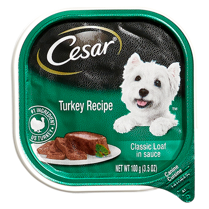 Cesar Cuisine Turkey Wet Dog Food 3.5oz