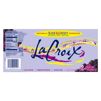 La Croix Black Razzberry 8pk 12oz Can