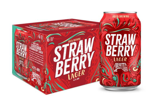 Abita Strawberry Lager 6pk 12oz Can