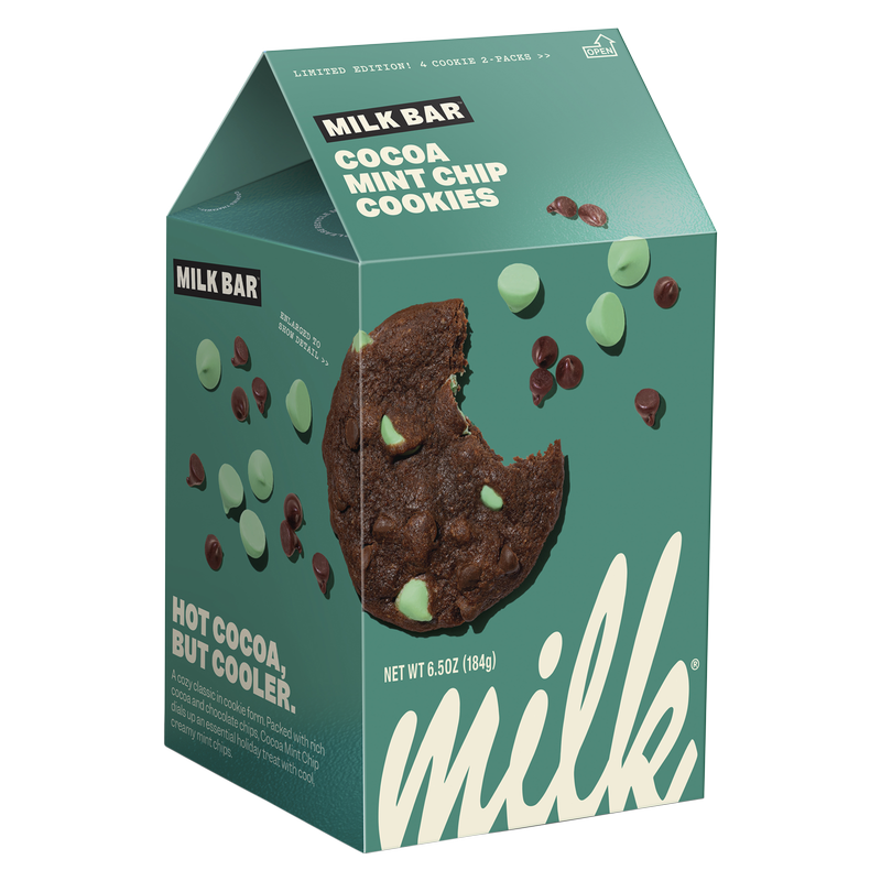 Milk Bar Cocoa Mint Cookies 6.5oz