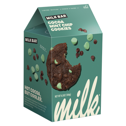 Milk Bar Cocoa Mint Cookies 6.5oz