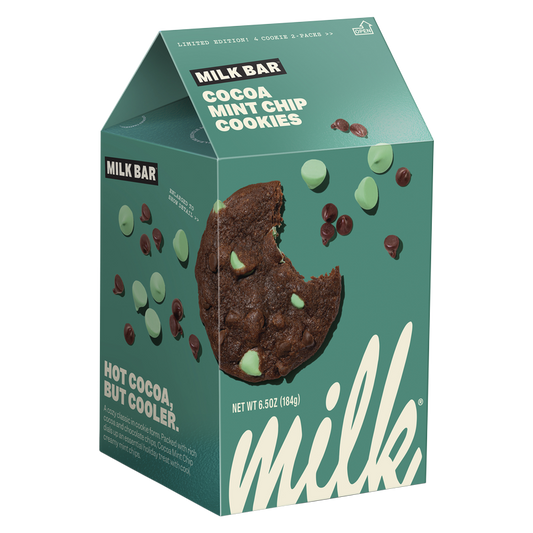 Milk Bar Cocoa Mint Cookies 6.5oz
