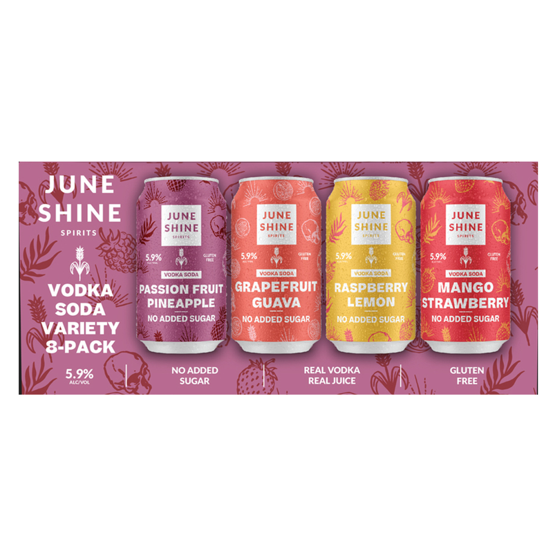 Juneshine Vodka Soda 8pk