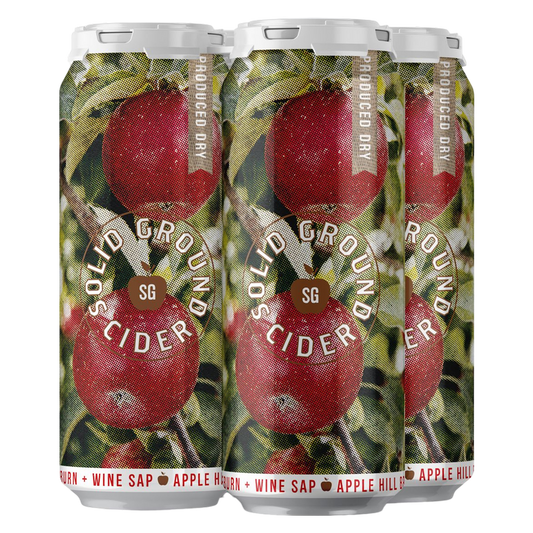 Solid Ground Brewing Heritage Series Hard Cider 4pk 16oz Cans