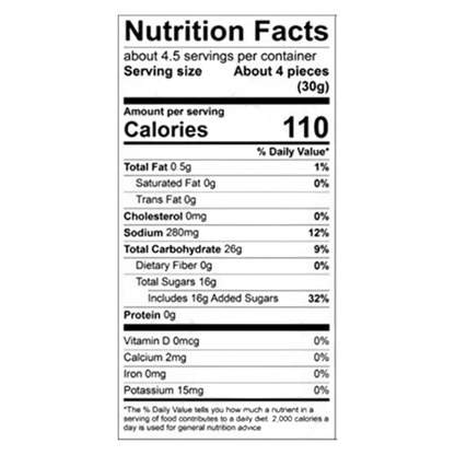 Snak Club Tajin Premium Peach Rings, 5oz