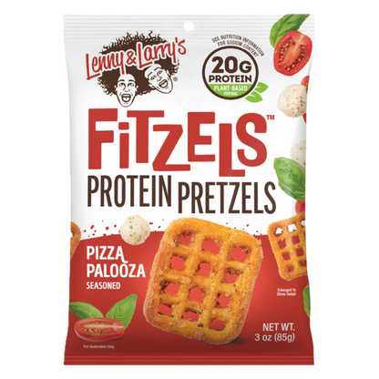 Lenny & Larry’s Pizza Palooza Fitzels Protein Pretzels, 3oz