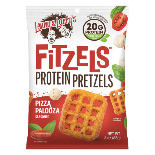 Lenny & Larry’s Pizza Palooza Fitzels Protein Pretzels, 3oz