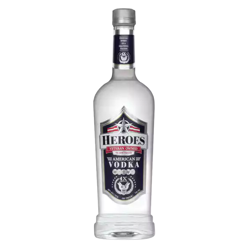 Heroes American Vodka 750ml