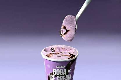 Boba x Ice Cream Salted Ube S'mores Pint