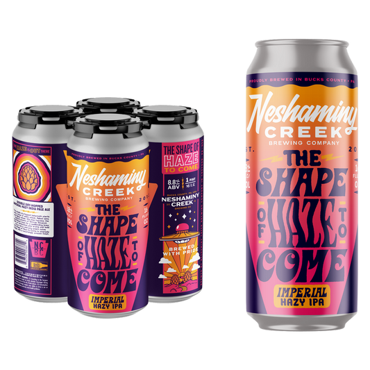 Neshaminy Creek The Shape of Haze To Come Hazy IPA 4pk 16oz Can 8.8% ABV