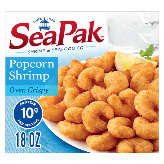 SeaPak Frozen Oven Crispy Breaded Popcorn Shrimp 18oz